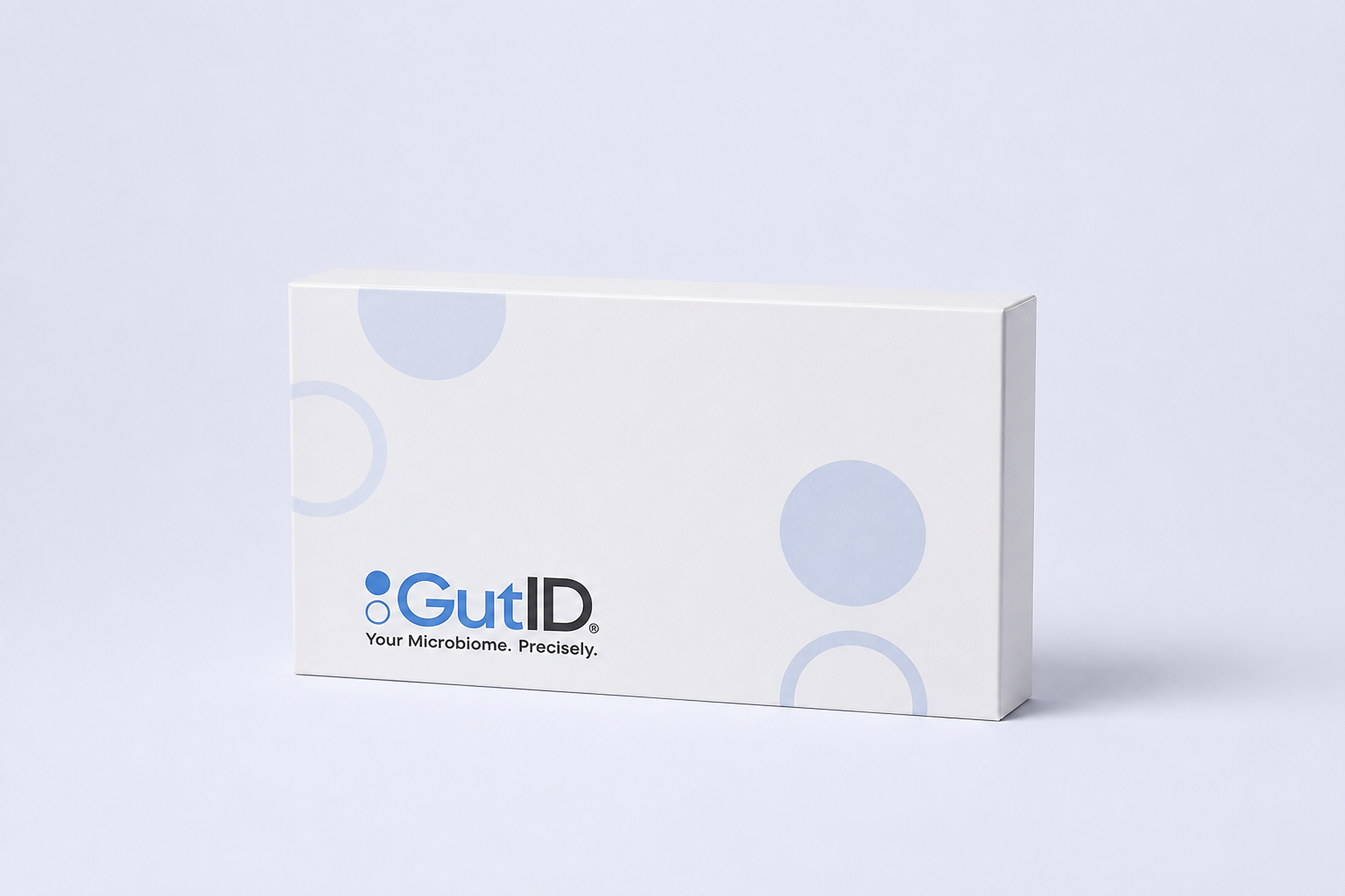 GutID at-home gut microbiome test kit box